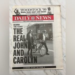New York Daily News dated 7/25/1999 dedicated to the life and death of JFK Jr